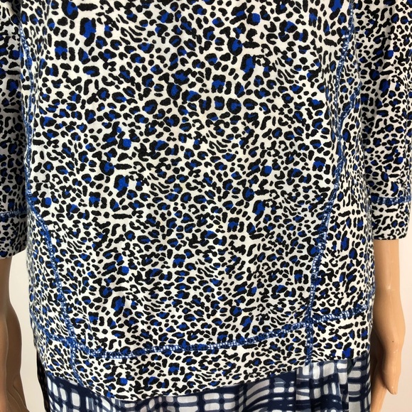 JNY Jones New York medium blue blouse (#26) - Picture 4 of 8